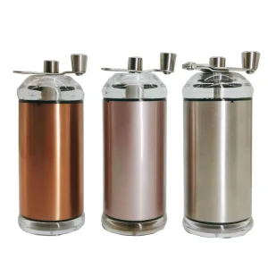 Big Capacity Manual Metal Customized Coffee Grinder Mill with Ceramic Core for Outdoor and Traveling