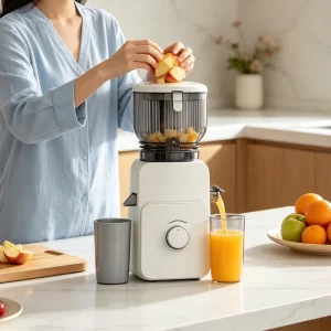 Big Mouth Electric Slow Juicer Electric Masticating Juice Extractor Cold Press Slow Juicer