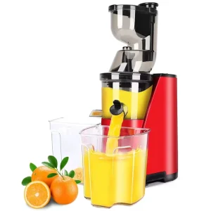 Big Mouth Fruit Centrifugal Juicer Dual Speeds Slow Juicer Twin Gear Juicer Extractor
