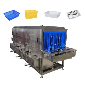 Bins Washer Low Water Consumption Container Cleaning Equipment Bin Basket Crate Washing Machine
