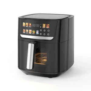 Black 6.5L Smart Wifi Visual Oil Free Air Fryer Oven