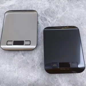 Black Food Kitchen Scale Stainless Steel High Accuracy Baking Household Kitchen Food Scale Digital