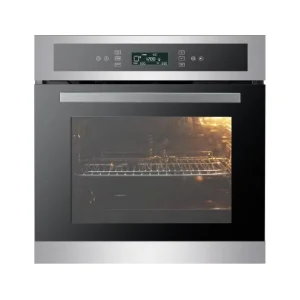 Black Glass Electric Built in Microwave Oven with Grill 60cm 73L Capacity Full Touch Control for Hotel & Household Use