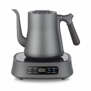 Black Stainless Steel Electric Kettle for Boiling Water Coffee Water Boiler