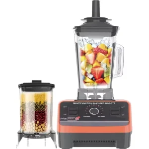 Blander Machine Appliance for Kitchen Hand Blend Drink Milk Shake Maker Fruit Coffee Blender 2 in 1 Electric Multifunctional 3L