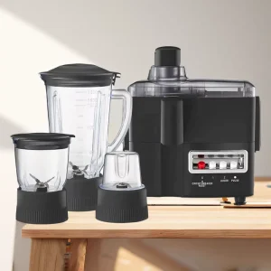 Blender Fruits Juicer Mixer Grinder 4 in 1 Food Processor for Smoothies and Shakes