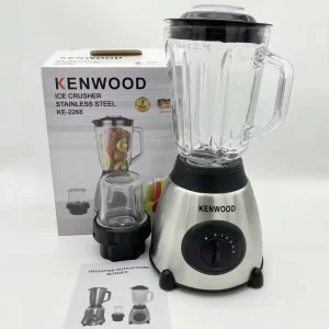 Blender Juicer Jar Electric Food Mixer Blender Glass Grinder 2 in 1 Color Box Y66 5 Speed with Stainless Steel