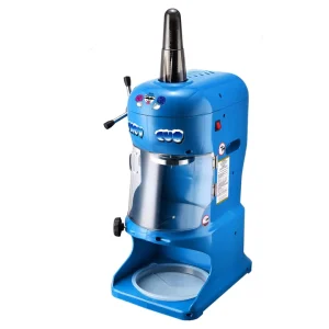 Blue Ice Cub Shaved Ice Machine Electric Block Ice Shaver and Snow Cone Maker