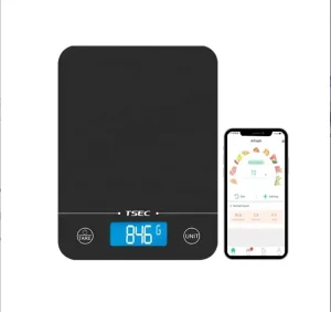 Bluetooth Electronic Kitchen Scale Smart Food Nutrition Scale Coffee Scale with Health App