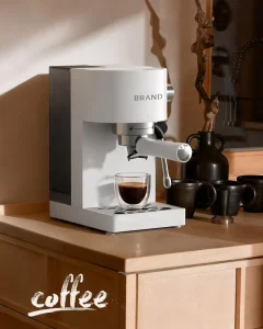 Brand Home Office 1.5l Water Tank Air High Pressure Professional Manual Coffee New Espresso Machine With 9 Bars of Pressure