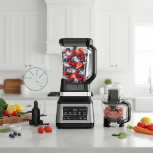 Brand New Pro Plus Heavy Duty Blender 1500W Auto IQ Variable Speed 6 Blades ABS Household Electric