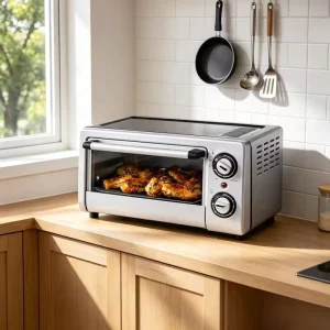 Bread Convection Electric Air Fryer Baking Powder Coating Oven Gas Pizza Oven Countertop Ovens Double Door