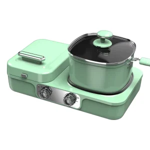 Breakfast Maker Multi-function Breakfast Machine With Grill and Toaster Cooker Pot 3 in 1 Breakfast Maker