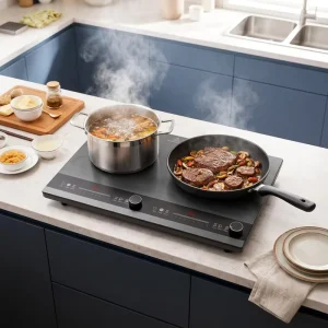 Built In Iron Dual Cooker Efficient Electric Induction Cooker for Household & Hotel Use