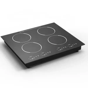Built In Stainless Steel Induction Cooker with 4 Burners for Household Use