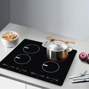 Built in 4 Burner Induction Hob Electric Stove 6800W Cooktop Induction Cooker