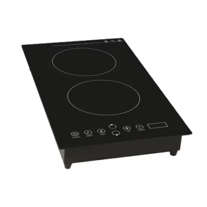 Built in Vertical Double Induction Cooker High Power Dual Burners for Stir Fry & Steaming Efficient & Durable Induction Cooker