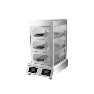 Built in Water Tank Electric Bun Steamer Stainless Steel Furnace for Traditional Pasta Food Steaming Work