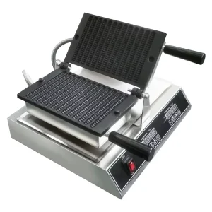 C381 Commercial Waffle Maker Stainless Steel Electric Model Six Slot Square Waffle Maker