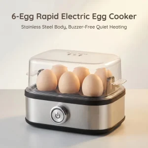 CE Approved 210W 6PCS Auto Electric Egg Steamer Egg Cooker Egg Boiler