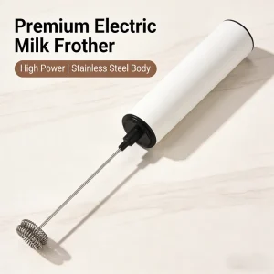 CE Certified 2 Speed Milk Frother Electric USB Rechargeable Coffee Foam Maker for Latte Cappuccino