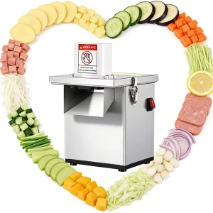 CE Certified Commercial Food Processor with Motor for Fruit Vegetable Processing Low Noise 220V 50Hz for Polish Export