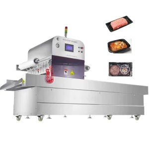 CE Certified Continuous Price Food Skin Vacuum Sealer Machine Thermoforming Packaging Packing with High Forming Quality