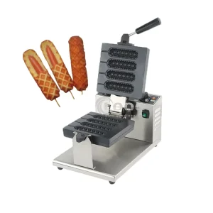 CE Certified Electric Mini Waffle Maker Hot Dog Corn Waffle Machine for Car Household Hotel Outdoor Use