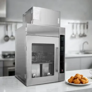 CE Listed Smokeless Intelligent Electric Deep Fryer with Intelligent Operation Screen