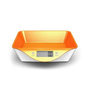 CE RoHS 5kg ABS Digital Kitchen Scale with Bowl Battery Tare Function Food Scale with Bowl