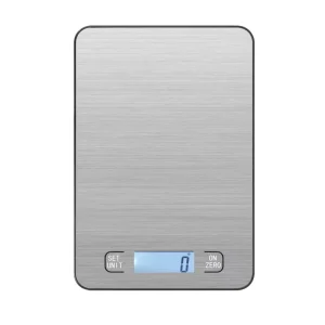 CE RoHS Smart Digital Kitchen Scale with LCD Display 1g Precision Stainless Steel 10kg Capacity Timer Function