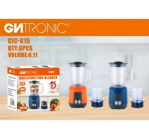 CNTRONIC Household Smoothie Maker Plastic Kitchen Blender with Speed Setting Baby Food Processor Design Low Noise