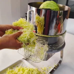 CXCO Professional Electric Cabbage Shredder 1 8mm Adjustable Stainless Steel Multifunctional Automatic Food Processor Vegetable