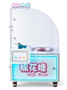 Candy Floss Machine Car Professional Grade Cotton Candy Maker Treat Metal Plastic Construction English Language