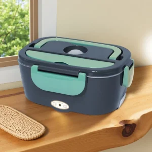 Car Travel Electric Lunch Box Split Design Leak proof Anti scald Quick heating for Outdoor Commuter Home Office Use