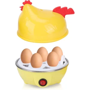Cartoon Mini Egg Steamer Cooker Multifunctional Rapid Electric Egg Cooker with Automatic Shut Off