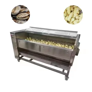 Cassava and Potato Peeling and Washing Machine Fruit and Vegetable Peeler with Efficient Motor Core Component