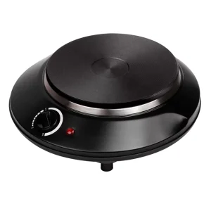 Cast Iron Solid Hotplate Electric Burners with Coil Heating Adjustable Temperature Portable & Easy to Clean for Household Use