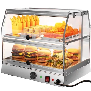 Catering Electric 2 Layer Heating Bread Small Steamer Holding Electric Food Warmer Cabinet