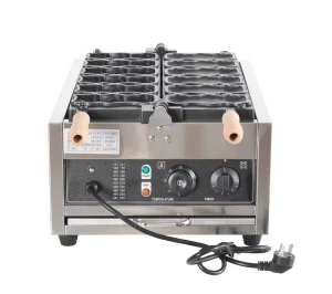 Cats Groping Fish Taiyaki Shaped Mini Electric Maker Stainless Steel 3KW Adjustable Thermostat Non Stick Commercial