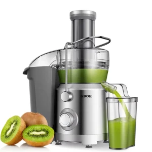 Centrifugal Juicer 1300W with 3.2 Inch Wide Mouth 2 Speed Setting Easy to Clean Fruit Vegetables Extractor