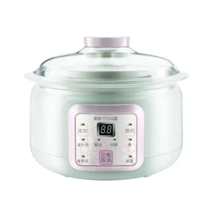 Ceramic Liner Crock Pot Baby Food Maker Yogurt Maker 1L Mini Electric Slow Cooker for Baby