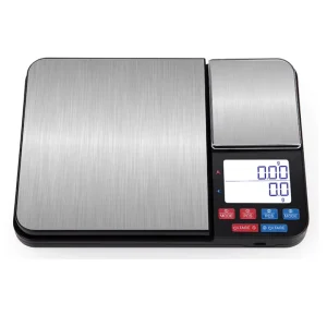 Changxie Factory Electronic Digital Kitchen Food Scale Double Weighing Platform 5kg Capacity Stainless Steel LCD Display