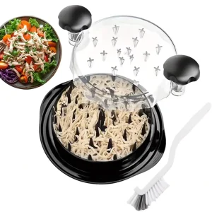 Chicken Shredder Tool BPA Free Food Safe Meat Grinder Visible Chicken Breast Meat Shredder with Strong Anti Slip Bottom