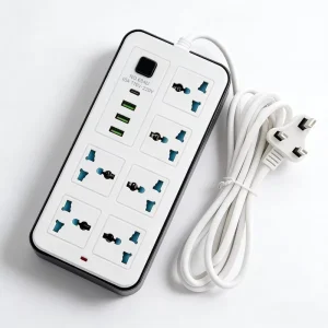 Child Safety Universal Electric Extension Socket with 6 Outlets 3 USB Ports 5M Cable Length Power Strip Extension for Home Use