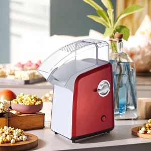 Children’s 1107C Electric Household Popcorn Machine Durable Plastic Stand Mixer with Easy to Use Knob Type