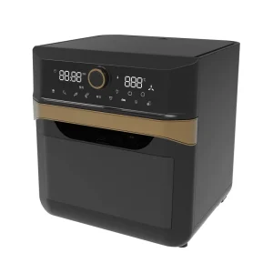 China Factory 15L Air Fryer Oven Non Stick PTFE Overheat Protection Digital Display Smart Electric Plastic Square