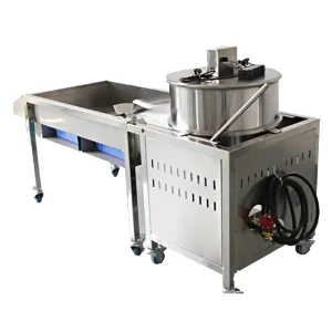 China Stainless Steel Commercial Caramel Kettle Corn Popcorn Machine for Sale