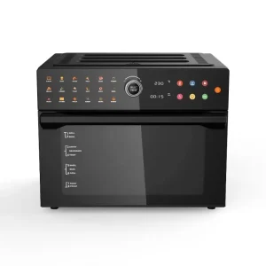 China Supplier Electric 1800W 30L Air Fryer Oven Healthy Household Appliance with Digital Touch Screen Dishwasher Safe