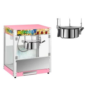 China’s Commercial Automatic Electric 220V Motor Popcorn Maker 304 Stainless Steel Portable Cooking Equipment